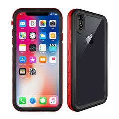 Für iPhone X / XS, 2 m wasserdicht, schneefest, 2 m stoßfest, staubdicht, PC + Silikonhülle, für iPhone X / XS