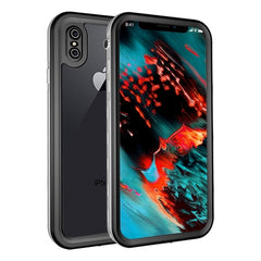 Für iPhone X / XS, 2 m wasserdicht, schneefest, 2 m stoßfest, staubdicht, PC + Silikonhülle, für iPhone X / XS