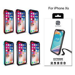 Für iPhone X / XS, 2 m wasserdicht, schneefest, 2 m stoßfest, staubdicht, PC + Silikonhülle, für iPhone X / XS