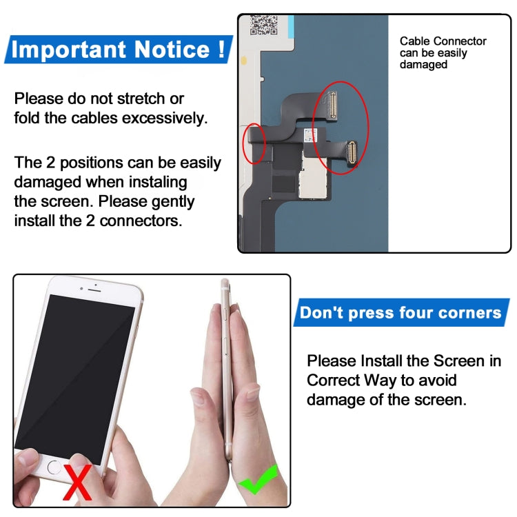 incell Material LCD Screen for iPhone XS