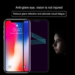 For iPhone 11 Pro / XS / X Anti-scratch 9H 10D Full Screen Purple-ray Tempered Glass Film, iPhone XS / X