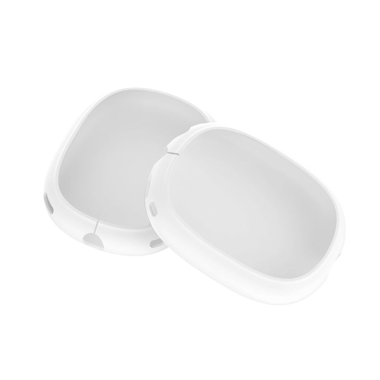 Un par de fundas protectoras de silicona antiarañazos de cobertura total para auriculares AirPods Max