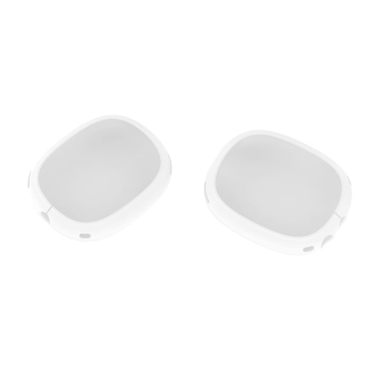 Un par de fundas protectoras de silicona antiarañazos de cobertura total para auriculares AirPods Max