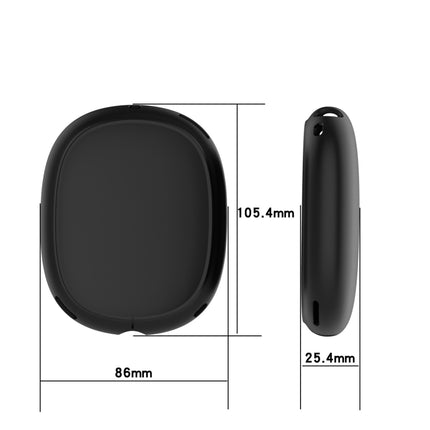 Un par de fundas protectoras de silicona antiarañazos de cobertura total para auriculares AirPods Max