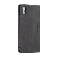 For iPhone X / XS CaseMe-013 Multifunctional Retro Frosted Horizontal Flip Leather Case with Card Slot & Holder & Wallet, For iPhone X / XS