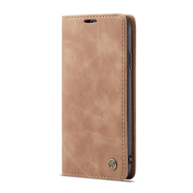 Para iPhone X/XS CaseMe-013 Funda de cuero multifuncional retro con tapa horizontal esmerilada con ranura para tarjetas, soporte y billetera, para iPhone X/XS