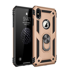 For iPhone X / XS Sergeant Armor Shockproof TPU + PC Protective Case with 360 Degree Rotation Holder, For iPhone X / XS