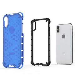 Für iPhone X / XS Stoßfeste Honeycomb PC + TPU-Schutzhülle, für iPhone X / XS