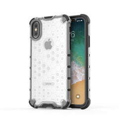 Für iPhone X / XS Stoßfeste Honeycomb PC + TPU-Schutzhülle, für iPhone X / XS