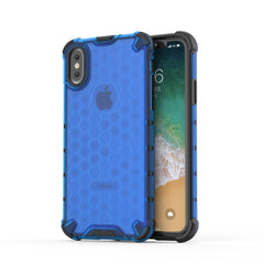 Für iPhone X / XS Stoßfeste Honeycomb PC + TPU-Schutzhülle, für iPhone X / XS