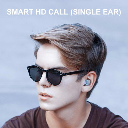 F9-5 Intelligenter Bluetooth-Ohrhörer mit Geräuschunterdrückung und Touch-Funktion mit Ladebox, unterstützt LED-Stromanzeige mit drei Bildschirmen und HD-Anrufen sowie Powerbank und Siri, F9-5 Schwarz, F9-5 Weiß