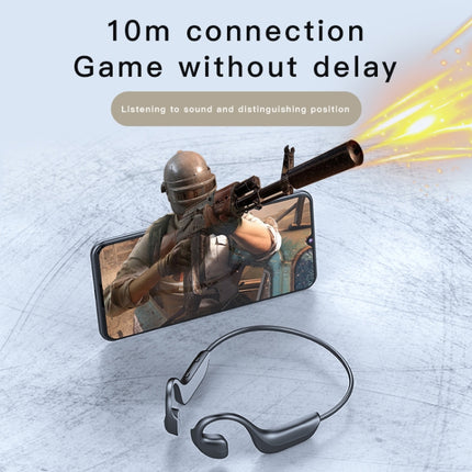 G100 Bluetooth 5.0 Kabelloser, im Ohr getragener, wasserdichter Knochenleitungs-Kopfhörer, G100