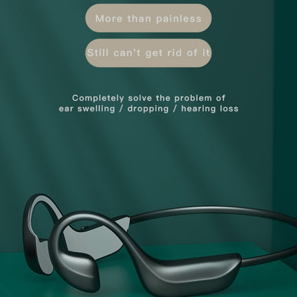 G100 Bluetooth 5.0 Kabelloser, im Ohr getragener, wasserdichter Knochenleitungs-Kopfhörer, G100