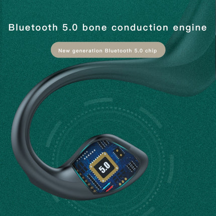 G100 Bluetooth 5.0 Kabelloser, im Ohr getragener, wasserdichter Knochenleitungs-Kopfhörer, G100