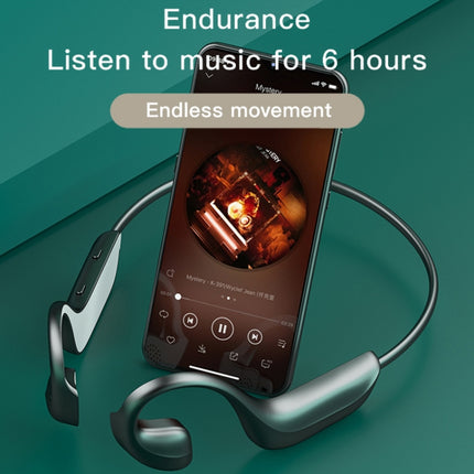 G100 Bluetooth 5.0 Kabelloser, im Ohr getragener, wasserdichter Knochenleitungs-Kopfhörer, G100