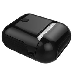 Varnished PC Bluetooth Earphones Case Anti-lost Storage Bag for Apple AirPods 1/2