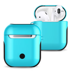 Varnished PC Bluetooth Earphones Case Anti-lost Storage Bag for Apple AirPods 1/2