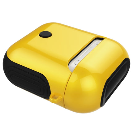 Varnished PC Bluetooth Earphones Case Anti-lost Storage Bag for Apple AirPods 1/2
