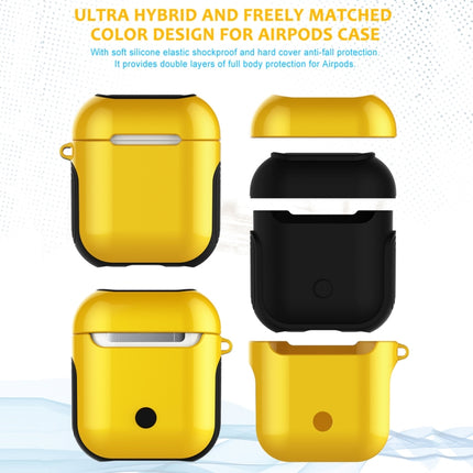 Varnished PC Bluetooth Earphones Case Anti-lost Storage Bag for Apple AirPods 1/2