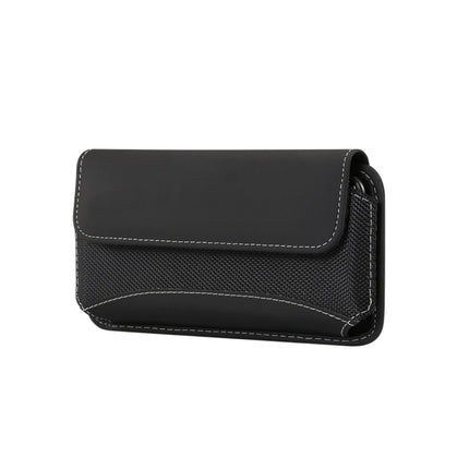 Männer Universal Oxford Tuch tragbare Handy Hüfttasche Ledertasche für 5,2 Zoll oder darunter Smartphones