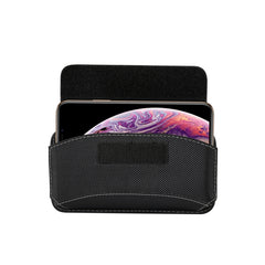 Men Universal Oxford Cloth Portable Mobile Phone Waist Pack Leather Case For 5.2 Inch or Below Smartphones