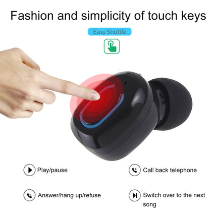 TI8S TWS Dazzling Wireless Stereo Bluetooth 5.0 Earphones with Charging Case