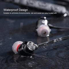 Bluetooth 5.1 Round Wire Neck-mounted Bluetooth Sports Earphone with Magnetic Function, Black, Red, Sky Blue, White