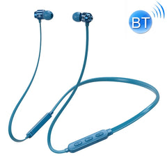 Bluetooth 5.1 Round Wire Neck-mounted Bluetooth Sports Earphone with Magnetic Function, Black, Red, Sky Blue, White