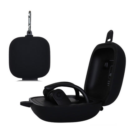 Estuche protector de silicona de color sólido para auriculares inalámbricos Bluetooth Beats Powerbeats Pro, verde hierba, gris, violeta claro, verde menta, violeta, rojo, rojo vino, negro, amarillo, azul oscuro, rosa, azul grisáceo