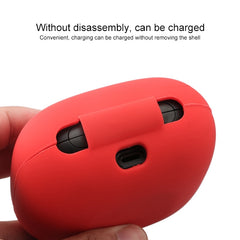 Solid Color Silicone Wireless Bluetooth Earphone Protective Case for Beats Powerbeats Pro, Purple, Red, Wine Red, Black, Yellow, Dark Blue, Pink, Gray Blue, Grass Green, Grey, Light Purple, Mint Green