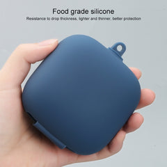Solid Color Silicone Wireless Bluetooth Earphone Protective Case for Beats Powerbeats Pro, Purple, Red, Wine Red, Black, Yellow, Dark Blue, Pink, Gray Blue, Grass Green, Grey, Light Purple, Mint Green