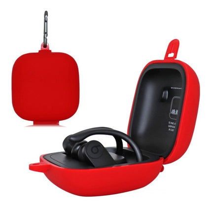 Estuche protector de silicona de color sólido para auriculares inalámbricos Bluetooth Beats Powerbeats Pro, verde hierba, gris, violeta claro, verde menta, violeta, rojo, rojo vino, negro, amarillo, azul oscuro, rosa, azul grisáceo