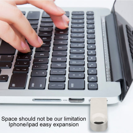 S29 3 in 1 256GB Micro USB + USB + 8 Pin Interface Metal Twister Flash Disk, 256G