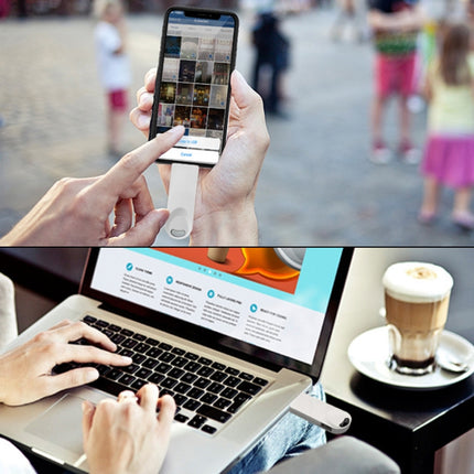 S29 3 in 1 256GB Micro USB + USB + 8 Pin Interface Metal Twister Flash Disk, 256G