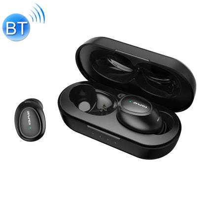 awei T6 TWS Bluetooth V5.0 Ture Wireless Sports Headset with Charging Case