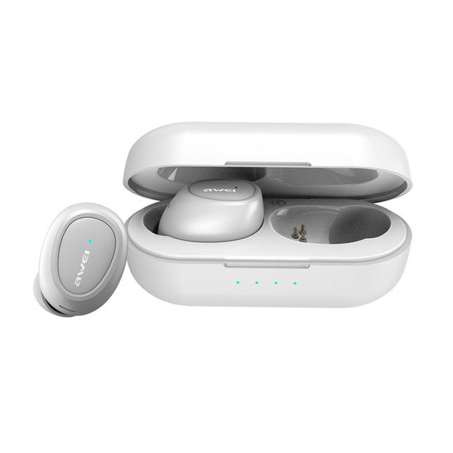 awei T6 TWS Bluetooth V5.0 Ture Wireless Sports Headset with Charging Case