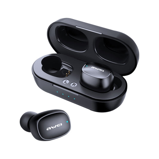 awei T13 TWS Bluetooth V5.0 Ture Wireless Sports Headset with Charging Case