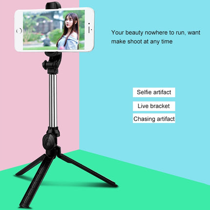 XT10 Multi-function Mobile Live Broadcast Bluetooth Self-timer Pole Tripod