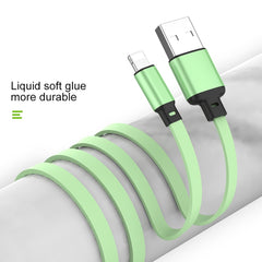 3.5A Liquid Silicone 3 in 1 USB to USB-C / Type-C + 8Pin + Micro USB Retractable Data Syn Charging Cable