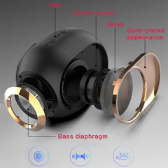 X6 TWS 5W wasserdichter kabelloser Bluetooth-Lautsprecher mit Bass für den Außenbereich, unterstützt Freisprechfunktion / USB / AUX / TF-Karte