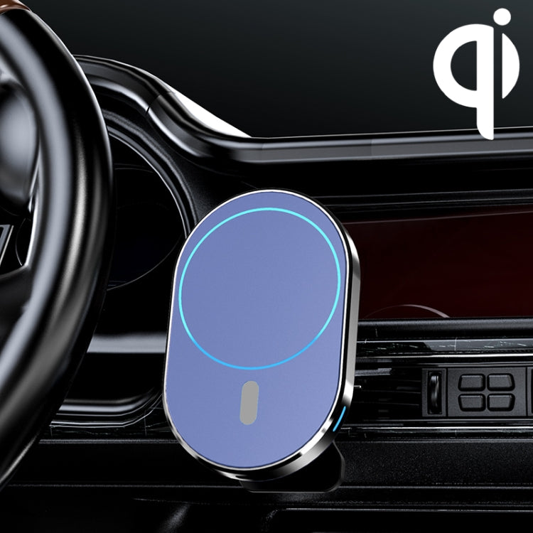 JJT-968 15W Max Output Magnetic Car Air Outlet Bracket Wireless Charger