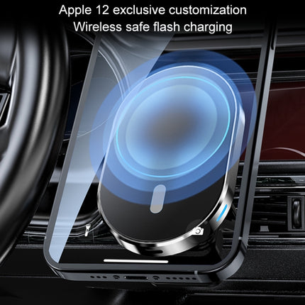 JJT-968 15W Max Output Magnetic Car Air Outlet Bracket Wireless Charger