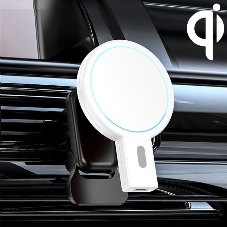 K07 15W Max Output Magnetic Car Air Outlet Bracket Wireless Charger