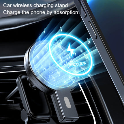 K07 15W Max Output Magnetic Car Air Outlet Bracket Wireless Charger