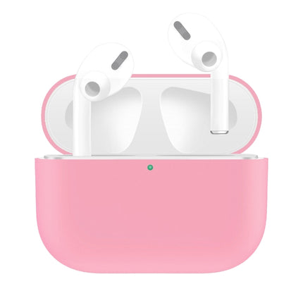 For AirPods Pro Solid Color Silicone Earphone Protective Case, Black, Baby Blue, Coffee, White, Dark Blue, Yellow, Pink, Green, Grey, Light Pink, Watermelon Red, Light Purple, Purple, Red