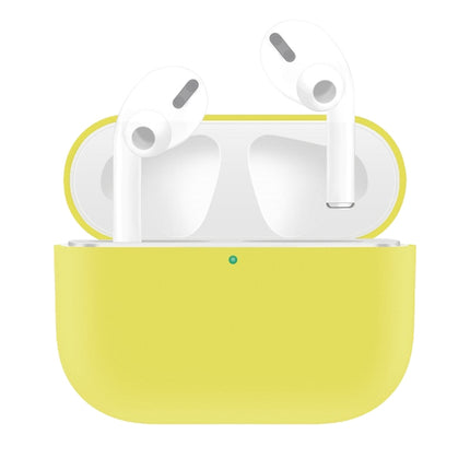 For AirPods Pro Solid Color Silicone Earphone Protective Case, Black, Baby Blue, Coffee, White, Dark Blue, Yellow, Pink, Green, Grey, Light Pink, Watermelon Red, Light Purple, Purple, Red