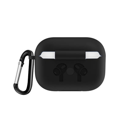 For AirPods Pro Silicone Flip Cover Earphone Protective Case with Anti-drop Buckle, Black, Baby Blue, Coffee, White, Dark Blue, Yellow, Pink, Green, Grey, Light Pink, Watermelon Red, Light Purple, Purple, Red