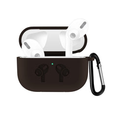 For AirPods Pro Silicone Flip Cover Earphone Protective Case with Anti-drop Buckle, Purple, Red, Black, Baby Blue, Coffee, White, Dark Blue, Yellow, Pink, Green, Grey, Light Pink, Watermelon Red, Light Purple