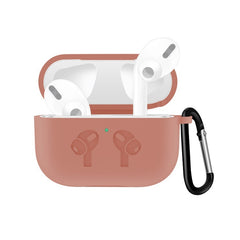 For AirPods Pro Silicone Flip Cover Earphone Protective Case with Anti-drop Buckle, Purple, Red, Black, Baby Blue, Coffee, White, Dark Blue, Yellow, Pink, Green, Grey, Light Pink, Watermelon Red, Light Purple