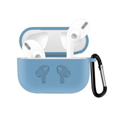 For AirPods Pro Silicone Flip Cover Earphone Protective Case with Anti-drop Buckle, Purple, Red, Black, Baby Blue, Coffee, White, Dark Blue, Yellow, Pink, Green, Grey, Light Pink, Watermelon Red, Light Purple
